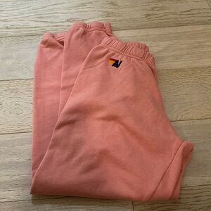 Pink Aviator Nation sweatpants